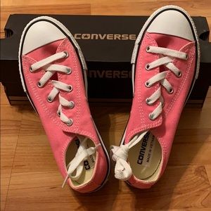 Hot Pink Converse low tops